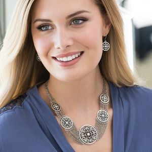 Touchstone Crystal Angelique Collar Necklace
